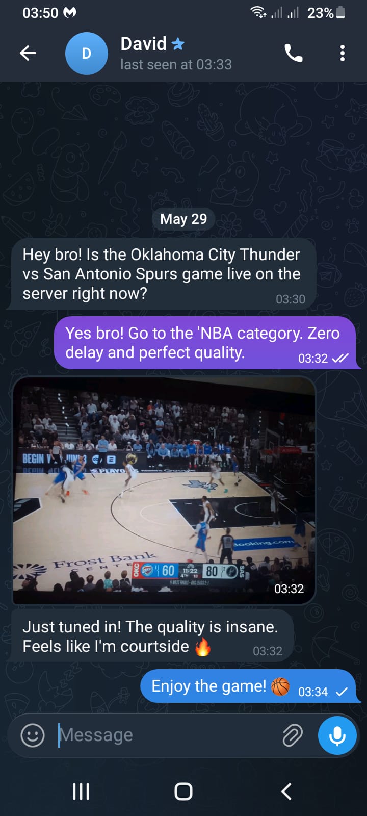 Customer Review NBA