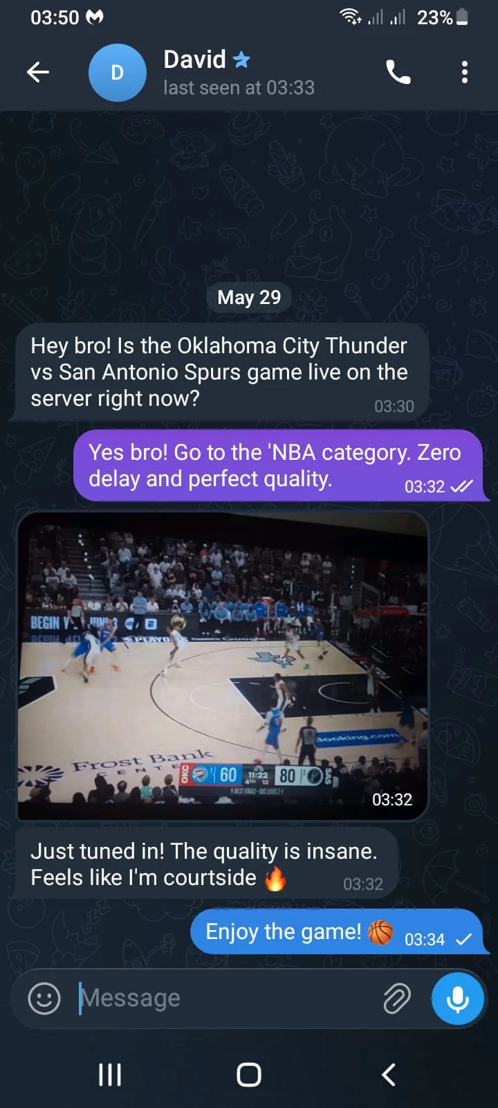Customer Review NBA